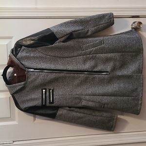 Super cute military style hooded jacket!